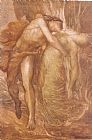 George Frederick Watts Canvas Paintings - Orpheus and Eurydice